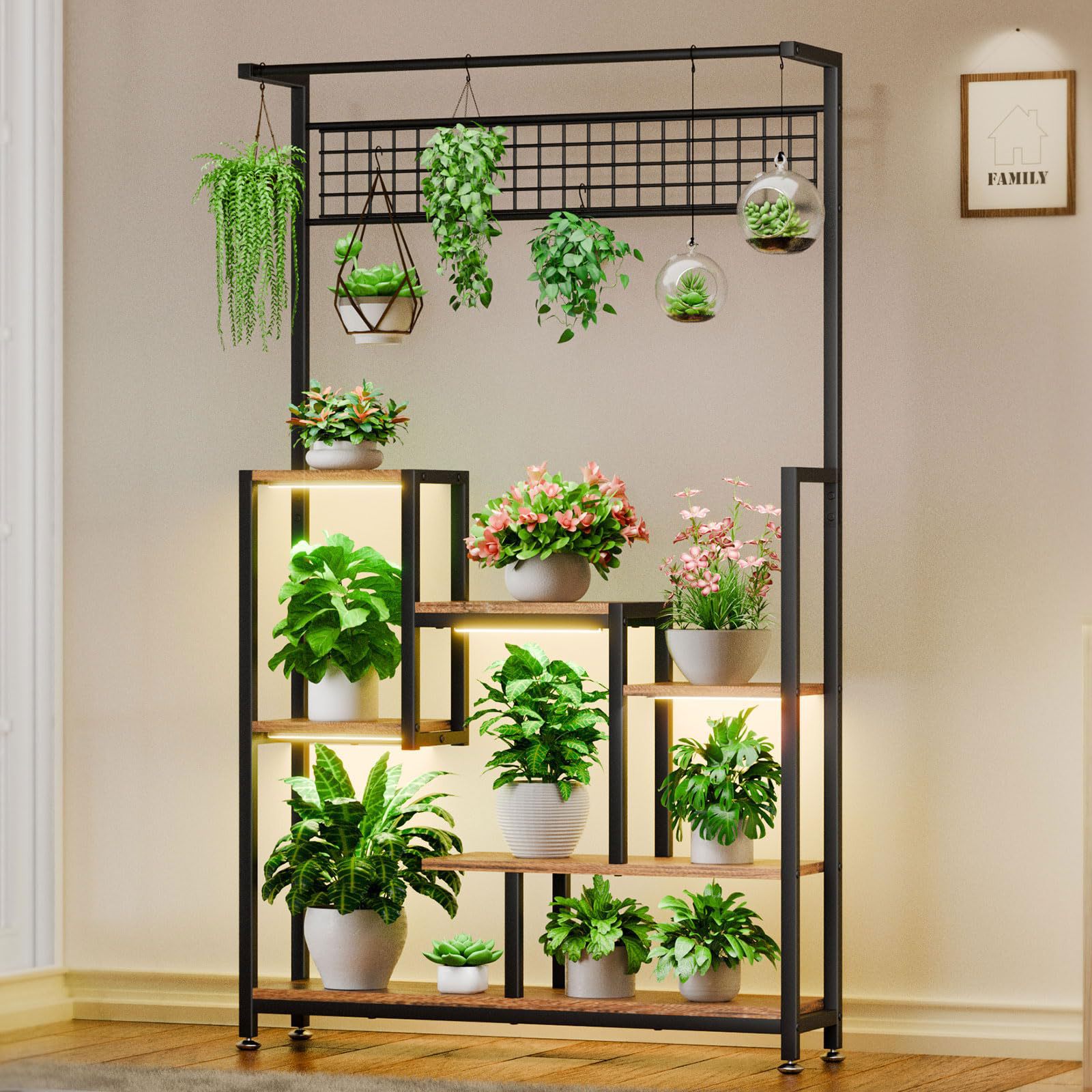 Bookcase Wood Shelf - رف كتب معدني خشبي عصري لغرفة