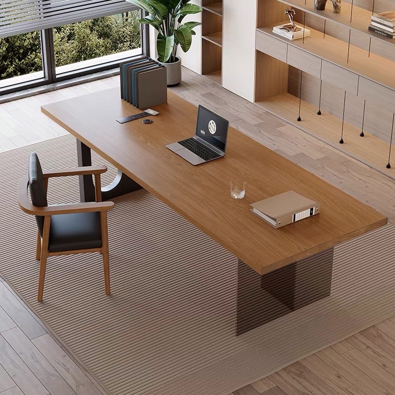 Home Office Desks - مكتب خشبي عائم من الأكريليك الإيطالي،