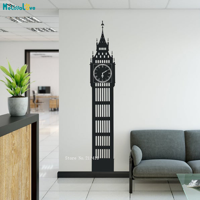 Home Office England - ملصقات حائط على شكل ساعة لندن