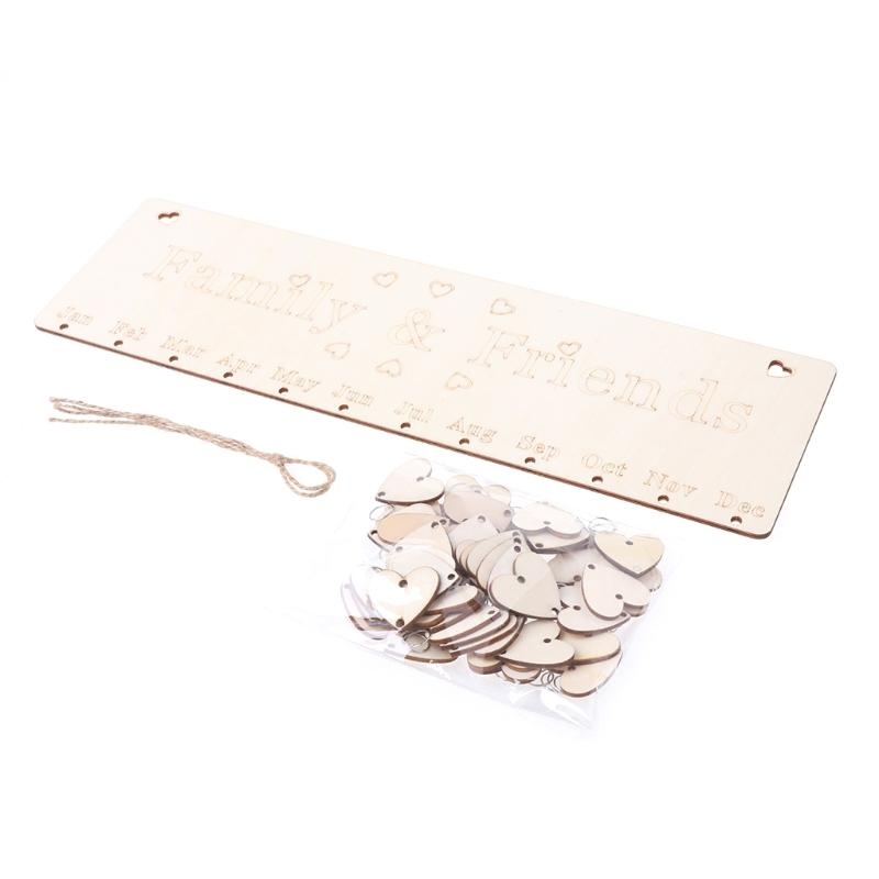 تقويم خشبي تذكير عيد ميلاد لوح - مراجعة Magnetic Calendar Board وسعره