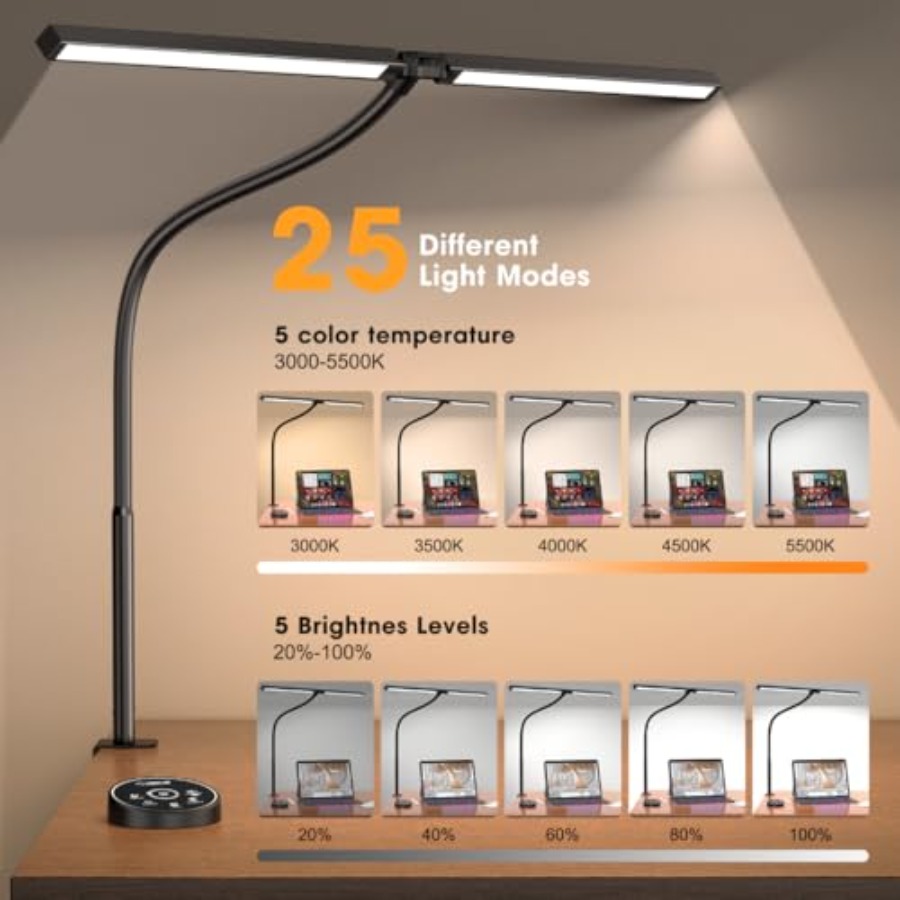 مصباح مكتب LED للمكتب والمنزل  - مراجعة Home Office Desks وسعره