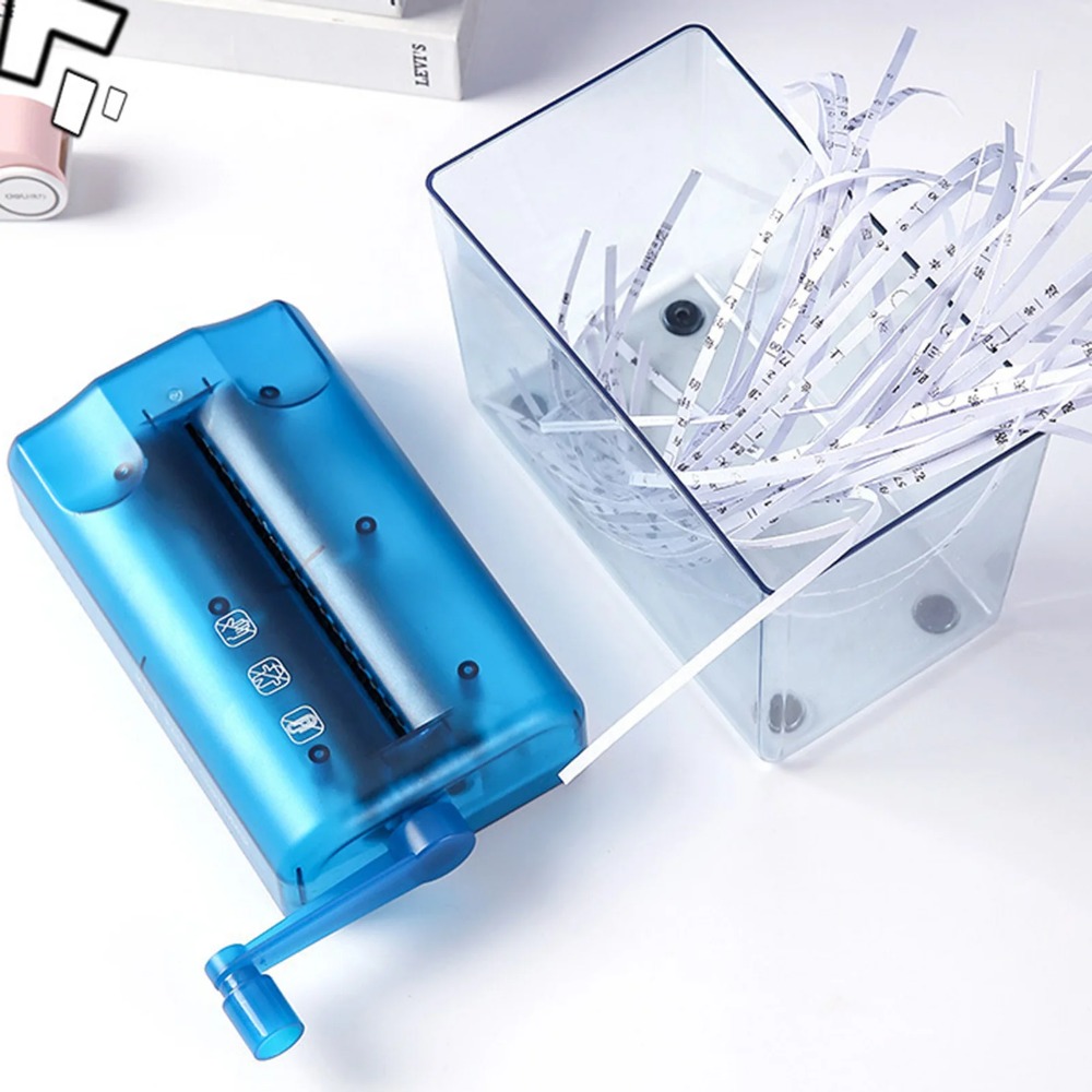 آلة تمزيق ورق يدوية صغيرة شفاف - مراجعة Paper Shredder Micro وسعره