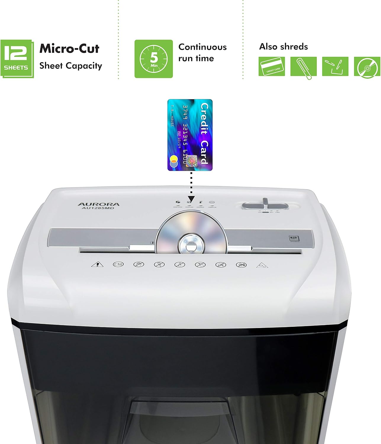 آلة تمزيق ورق مدمجة للمكتب عال - مراجعة Paper Shredder Micro وسعره