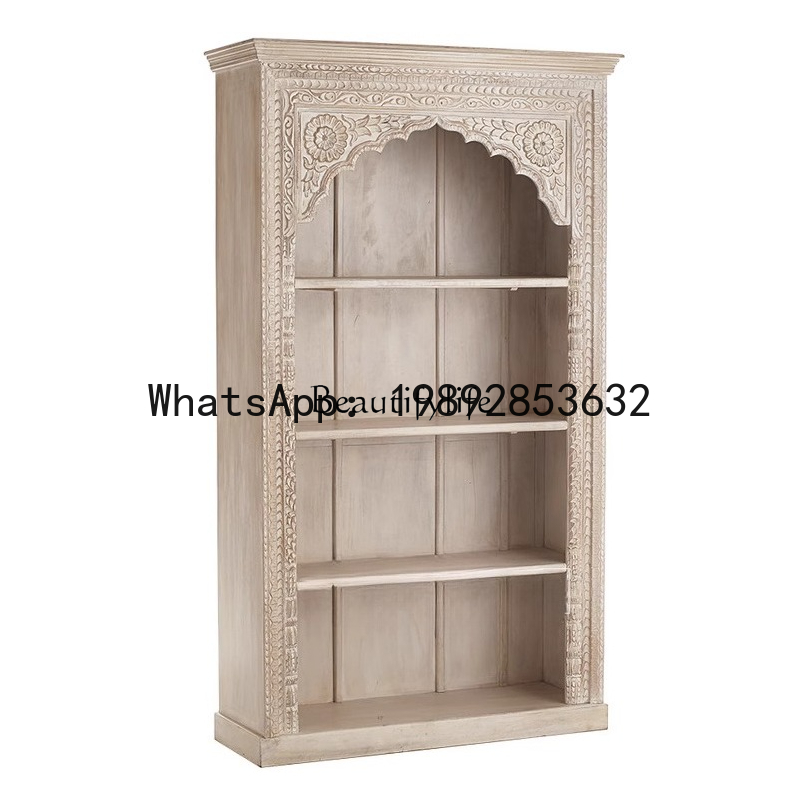 LYY رف كتب أمريكي عتيق متعدد ا - مراجعة Bookcase Wood Shelf وسعره