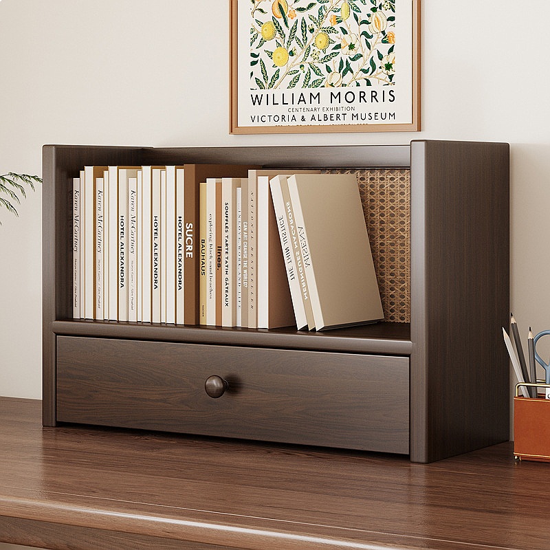 رف كتب خشبي صلب للمكتب، خزانة  - مراجعة Bookcase Wood Shelf وسعره