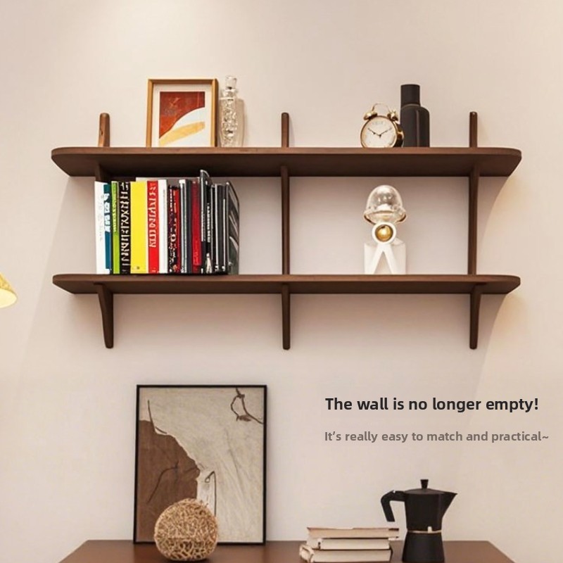 رف حائط خشبي صلب بتصميم سلم بس - مراجعة Bookcase Wood Shelf وسعره