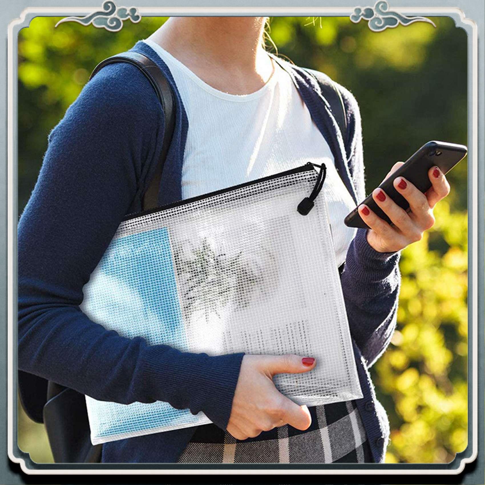 ABIJ-36Pcs حقيبة مستندات بسحاب - مراجعة Home Office Bagas وسعره