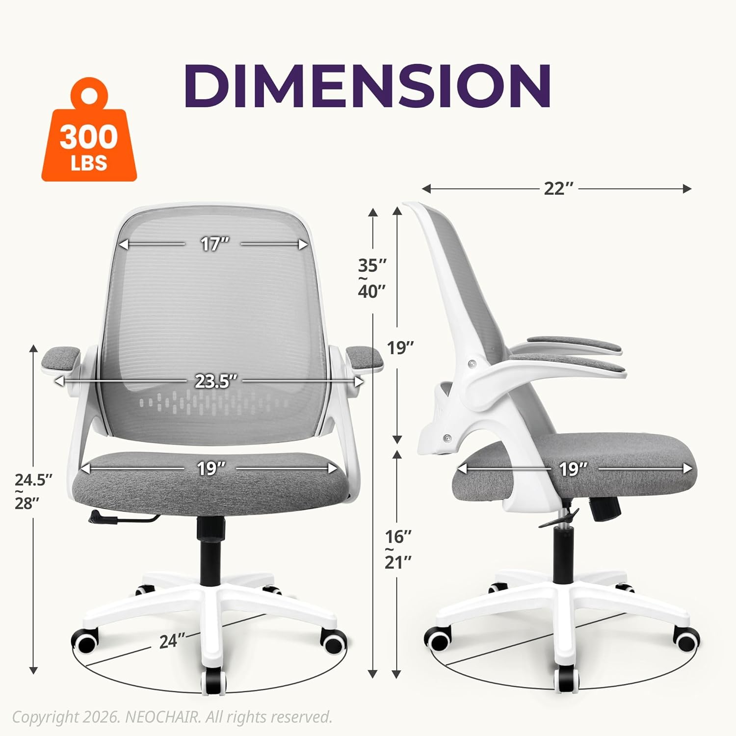 كرسي مكتب شبكي مريح مع دعم للظ - مراجعة Home Office Desks وسعره