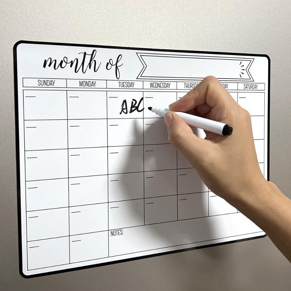 تقويم مغناطيسي محمول للمسح الج - مراجعة Magnetic Calendar Board وسعره