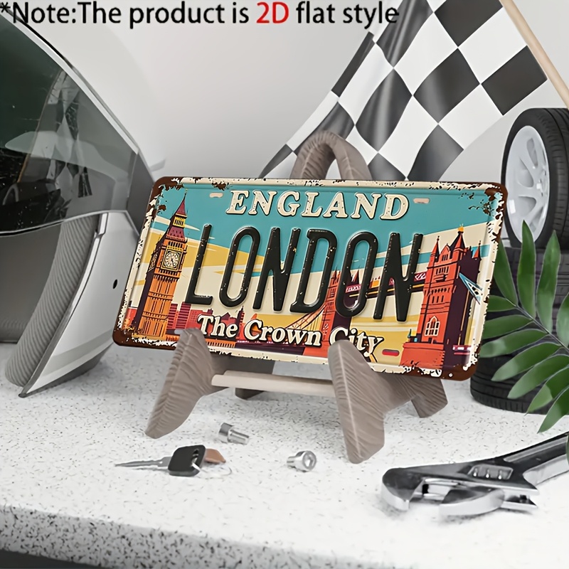 لافتة معدنية بتصميم مدينة لندن - مراجعة Home Office England وسعره