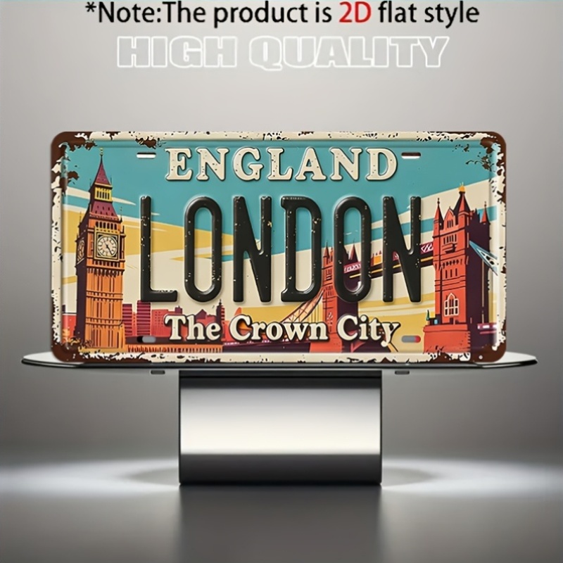 لافتة معدنية بتصميم مدينة لندن - مراجعة Home Office England وسعره