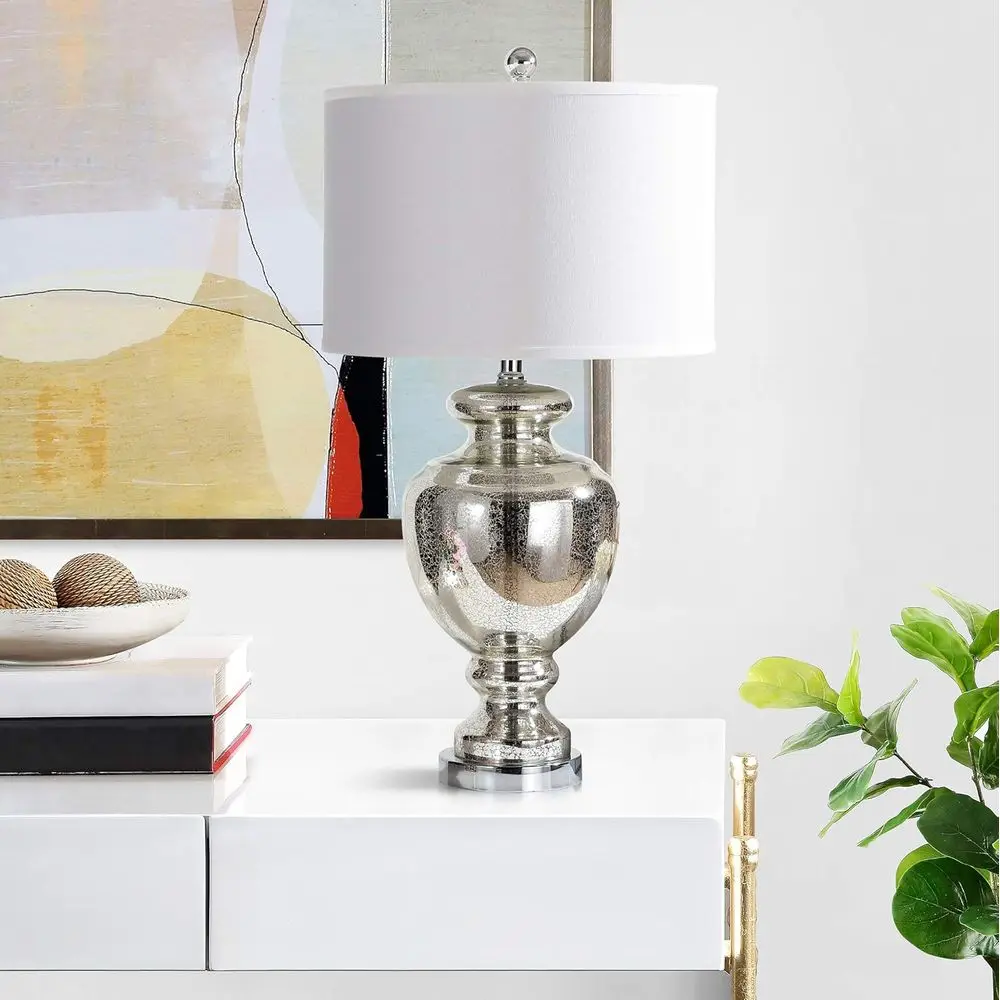 مصباح طاولة من الزجاج المتشقق  - مراجعة Office Table Home وسعره