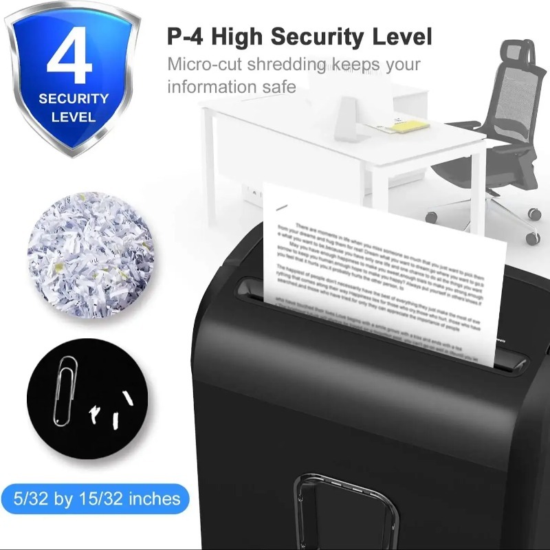 ماكينة تقطيع الورق ذات 6 أوراق - مراجعة Paper Shredder Micro وسعره