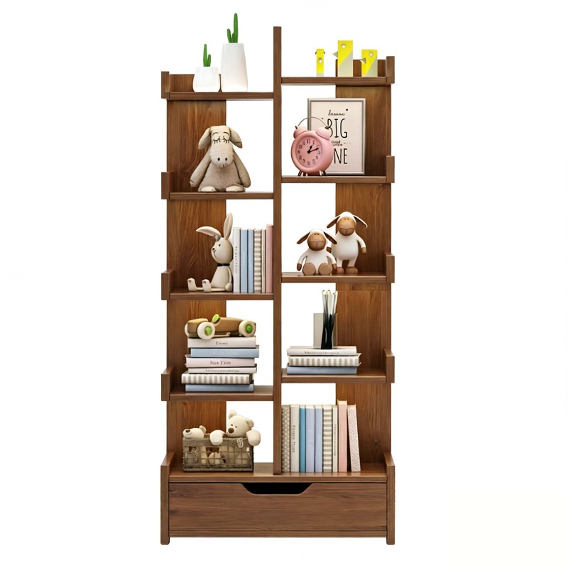 رف كتب من الأرض إلى السقف، رف  - مراجعة Bookcase Wood Shelf وسعره