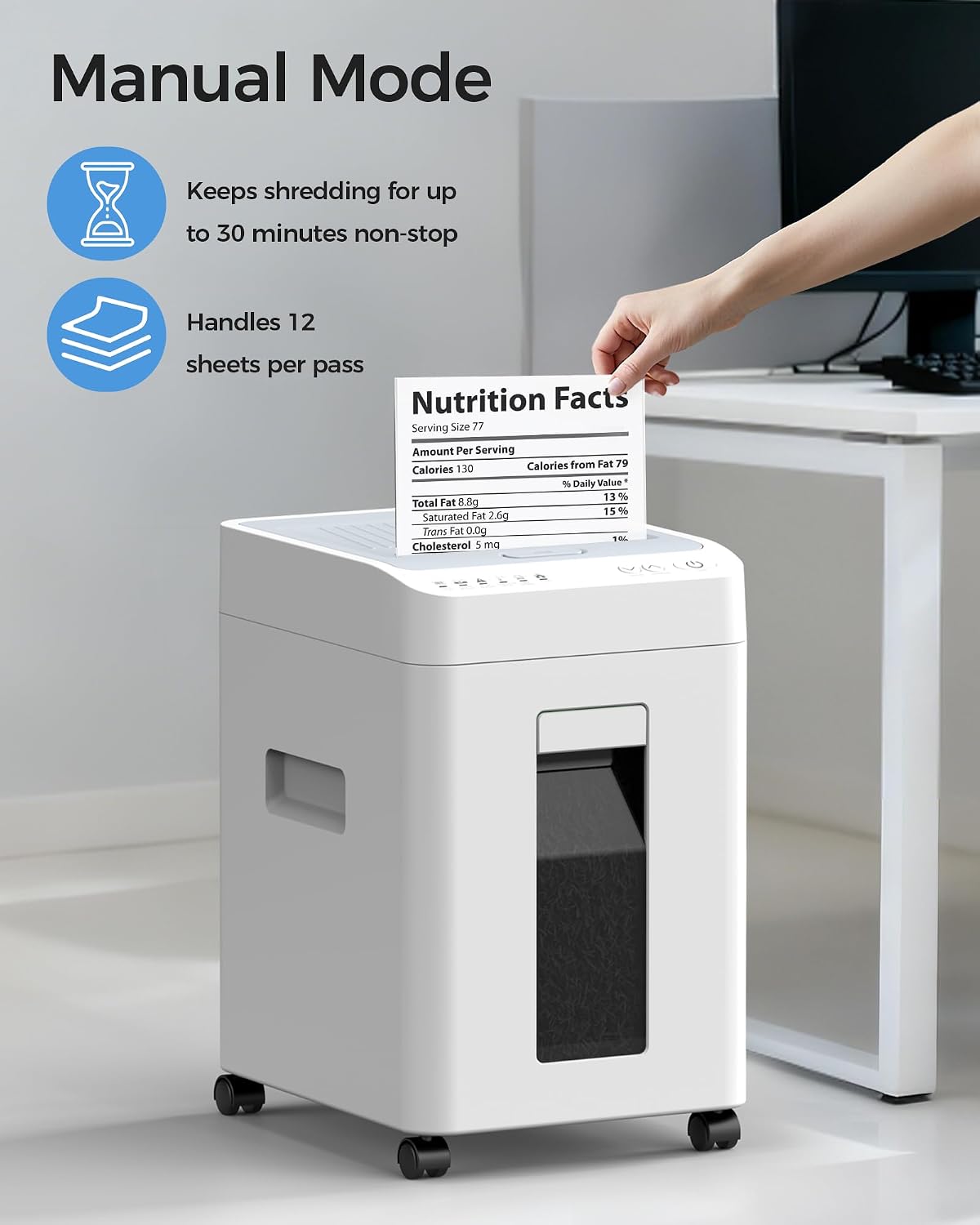 آلة تمزيق الورق الدقيقة 110 ور - مراجعة Paper Shredder Micro وسعره